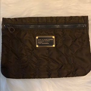 Marc by Marc Jacobs brown quilted clutch